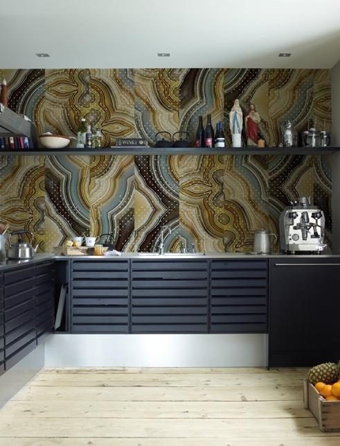 Tapete in der Küche versiegelt Wall&Deco