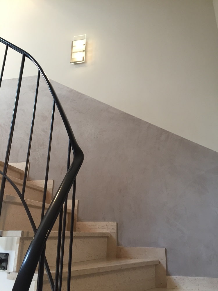 treppenhaus sockel putz welche treppe wandgestaltung streichen flur wände farblich treppenaufgang farbgestaltung wandfarbe renovieren pinnwand